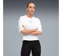PUMA x HYROX Cropped Lifestyle Tee Women, White, size 2XL