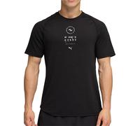 Puma X HYROX Dryelite Mens Training Top Black Short Sleeve Running Run T-Shirt