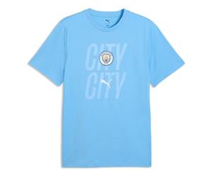 PUMA x Manchester City ftblCulture T-Shirt 'Team Light Blue Blue Guppy' 786279-40 XL