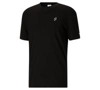 PUMA x Neymar Jr Short Sleeve Crew Neck Black Mens T-Shirt 534504 01