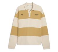 PUMA x Porsche Legacy Long Sleeve Polo Shirt 'Coffee Milk' 634485-18 XS