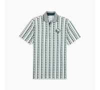 PUMA x Reigning Champ Mattr Golf Polo Shirt Men, Warm White/Green Terrain, size Large