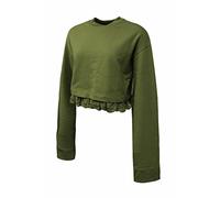 PUMA x Rihanna Fenty Long Sleeve Crew Neck Dark Olive Womens Sweaters 574289 02