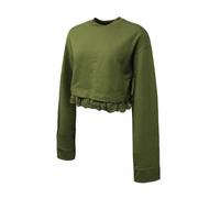 PUMA x Rihanna Fenty Long Sleeve Crew Neck Dark Olive Womens Sweaters 574289 02