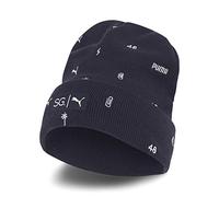 PUMA x Selena Gomez Beanie All Over Print Logo Hat Navy 022539 01