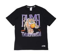 PUMA x The Hundreds Tee Printing Round Neck Short Sleeve Black 596750-01 M