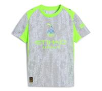 PUMA Manchester City FC Kids' 3rd Jersey 25/26, Blue (Cool Weather x Pro Green), 116