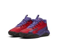 PUMA Youth Dagger 2 Mid Basketball Shoes, Team Violet For All Time Red Black Purple, 5 UK