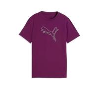 PUMA Youth Girls Train All Day Essentials Logo Graphic Tee