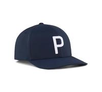pumagolf Men's Heritage P Cap, Deep Navy-White Glow, One Size
