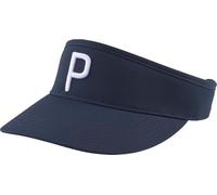 Puma Golf Men's P Visor Adj, Navy Blazer-Bright White, One Size