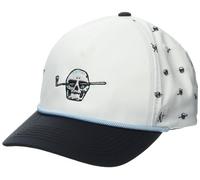 pumagolf Men's Skulls Rope Tech Cap, White Glow-Silver Sky, One Size