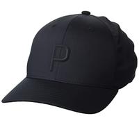 pumagolf Men's Tech P Snapback Cap Hat, Puma Black, One Size