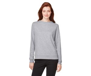 pumagolf Women's Standard Cloudspun Crewneck Light Gray Heather Large