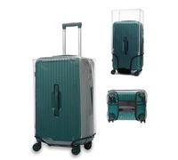 PUMHUBO Trunk Luggage Cover, Transparent PVC Suitacse Cover, Travel Waterproof Clear Luggage Protector Suitcase Cover, Regular, 26 inch (Trunk), 3:7 Ratio Trunk Luggage Cover