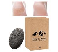Pumice Stone - 2.64 x 1.38 x 3.74 Inches, Volcanic Stone, Foot Callus Removal, Pedicure Tool | Natural , Removes Dead Skin for Heel Care and Heel Care
