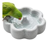 Pumice Stone Bird Feeder Bowl, Round Garden Water Bowl Sculpture Outdoor