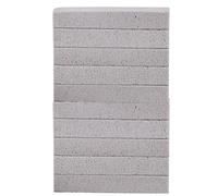 Pumice Stone Cleaner - 15x3.5x2.3cm Heavy Duty Stain Remover & Scrubber | 10-Piece Non-Scratch Pumice Cleaning Brush For Toilet, Bathtub, Grill, Pool, Sink | Perfect For Ceramic, Tile, Grout, Glass, M