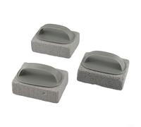 Pumice Stone Cleaning Brick for Grill and Pool Efficiently Removes Grease Burn Marks and Hard Water Stains For Handheld and Easy to Use (3pcs)