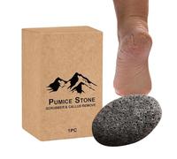 Pumice Stone Foot Scraper - Natural Portable Double Sided Foot Scraper - Anti-Calluses | For Dry Skin Rough Hard Cracked Shower Spa Manicure Cleaning Home Wash Care Travel