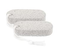 Pumice Stone for Feet 2 Pieces Pedicure Tool for Hard Skin Removal | Manual Heel Scraper For Women Home On The Go Athletes Dancers Travelers Spa Salon Beauty Lovers Daily Care