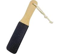 Pumice Stone for Feet with Wooden Handle - Foot Scrubber Hard Skin - Exfoliating Pedicure Tool for Removing Calluses, Dead Skin & Cracked Heels - Foot Stone for Softening Rough Feet, Corns & Hard Skin