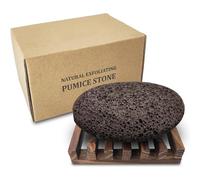 Pumice Stone for Foot, Natural Earth Lava Shower Pumice Stone, Exfoliating Rock for Feet, Pedicure Rocks, Stone for Skin Scrubber, Pedicure Exfoliator Tools Scrubber Health Foot Care-Brown