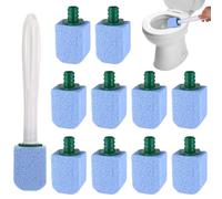 Pumice Stone for Toilet, 11Pcs for Limescale Removal, Toilet Pumice Cleaning Stone with Short Handle, Effective for Bathroom Tile and Sink Stain Cleaning