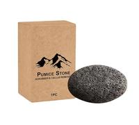 Pumice Stone, Natural Double-Sided Design, 1 Pack, Feet Scrub Brush, Foot Scraper Tool, Removes Hard Cracked Skin, for Shower Spa Manicure Home Cleaning Washing Travel Care