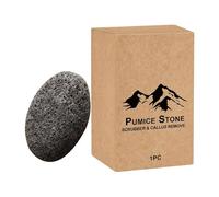 Pumice Stone | Natural & Portable Tools with Double Sided - Foot Brush | For Dry Hard Cracked Rough Skin for Home Spa Washing & Travel Care