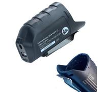 Pumixiy 12V 10.8V Battery Adapter With USB Port, Safe Charging Converter For Li-ion Power-Tool Batteries, Dual Output For Smartphones And 12V Accessories, Compact Black Design