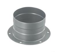 Pumixiy 2.9 Inch Metal Duct Joint, Galvanized Iron Straight Flange Air Outlet, Ventilation Flange for Wall or Ceiling, Exhaust Hose Flange with Screw Holes,