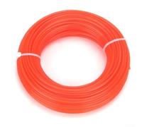 Pumixiy 2mm Diameter Orange Nylon Trimmer Line for Lawn Edging and Weed Clearing - Replacement String Compatible with Lightweight Petrol Trimmers (16-22cc) - High