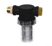 Pumixiy 3/4 Inch Threaded Water Filter for Pressure Washers - Fine-Mesh Sediment Strainer Compatible with For Kärcher, Rust Sand Entry into
