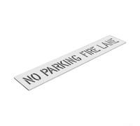 Pumixiy 4X48 Inch No Parking Fire Lane Stencil, Reusable Silicone Spray Paint Template For Asphalt And Concrete