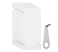 Pumixiy 5 Pack Professional Mounting Tape For Ring Battery Video Doorbell 2024 Model With Security Key Strong Bond No Tools Needed