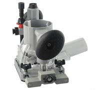 Pumixiy 65Mm Plunge Router Base Milling Trimming Base, Adjustable Aluminum Woodworking Tool Accessory, for Trimming Machine Precision-Machined Smooth Accurate Plunge