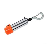 Pumixiy A, Scuba Diving Rattle - Underwater Signal Shaker for Noise Making, Stainless Steel Construction with Cover, Silver+Green/Orange (123mm-152mm, 76g-97g)