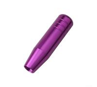 Pumixiy Aluminum Alloy Gear Knob for Manual Transmissions - Heavy Duty 13cm Shift Lever with Fitment, Ergonomic Grip, Screw-On Installation(Purple)