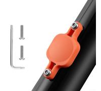 Pumixiy Apple for Bike Mount - Anti-Theft Locator Bracket for Real- Tracking, Weatherproof ABS Plastic Construction with Enhanced Security(Orange)