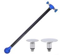 Pumixiy Auto Body Hammer Kit for Car Dent Repair, Carbon Fiber Repair Hammer with Triple Tension Release Cushion, M8 Thread Heads, Sheet Metal Dent Tool(Blue (long))