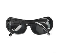 Pumixiy Auto Darkening Welding, Safety Glasses, ArcWelding Protective Eyewear, Dustproof Resistant Wide Temple Design, For Welders, Black Gray(Black)