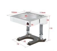 Pumixiy Automatic for CNC Floating Platen and Fixing Seat for Clamp 65/80/100 mm Diameter, Accessory for Woodworking Engraving Machine and Stone Carving(80 Diameter)