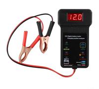 Pumixiy Automotive 12V Battery Tester 100-2000 CCA Car Voltage Checker Engine Charging System Monitor with LED Status Indicator and Reverse Protection