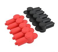 Pumixiy Battery Terminal Protective - ABS Terminal Covers for Car Battery, Red and Black Stud Covers for Automotive Pile Head Protection (10-Pack)