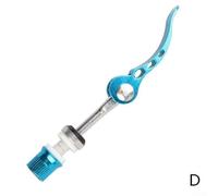 Pumixiy Blue, Aluminum Alloy For Bicycle Seatpost Clamp with Quick Release Lever for MTB and Road For Bike Seat Tube, Tool- Height Adjustment, 120mm Full Length