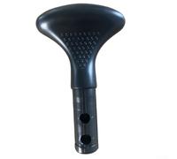 Pumixiy C, Canoe Paddle T Handle for, 24mm Straight Shaft Replacement Grip - Ergonomic PVC Paddle Handle Compatible with Canoe, Inflatable Boat, Dinghy, Raft (Black)