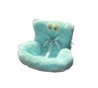 Pumixiy Car Doll Seat for Car Interior - Compatible with Most Vehicles 14. 51111cm - Green Soft Plush Safety Seat with Air Vent Clip(Blue)