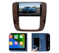Pumixiy Car Radio Stereo 9 Inch Touch Screen CarPlay-Android-Auto GPS Navigation Reverse Camera For Yukon For Tahoe For Suburban For Silverado 2007-2015(8-Core 4G+64G)