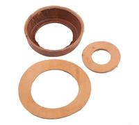 Pumixiy Cast Iron Replacement Piston with Leather Seal Kit for Type 75 Hand Pumps - Complete Repair Set with Cowhide Washers for Water Removal and Pump Maintenance